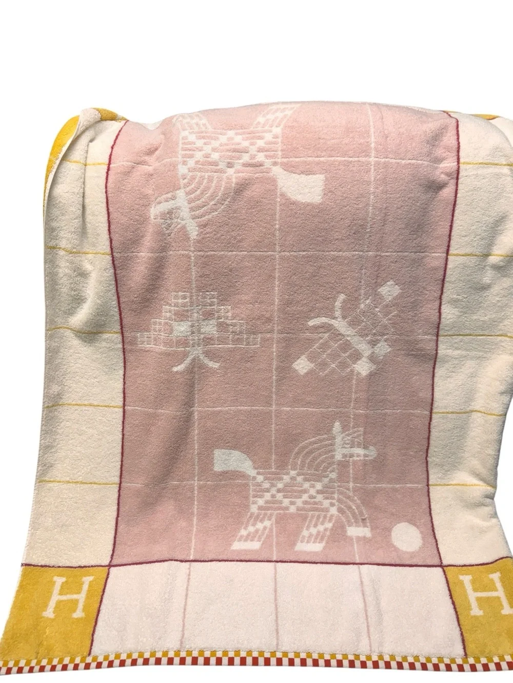 Hermès Animaux Nattés Bath Towel luxury classic designer